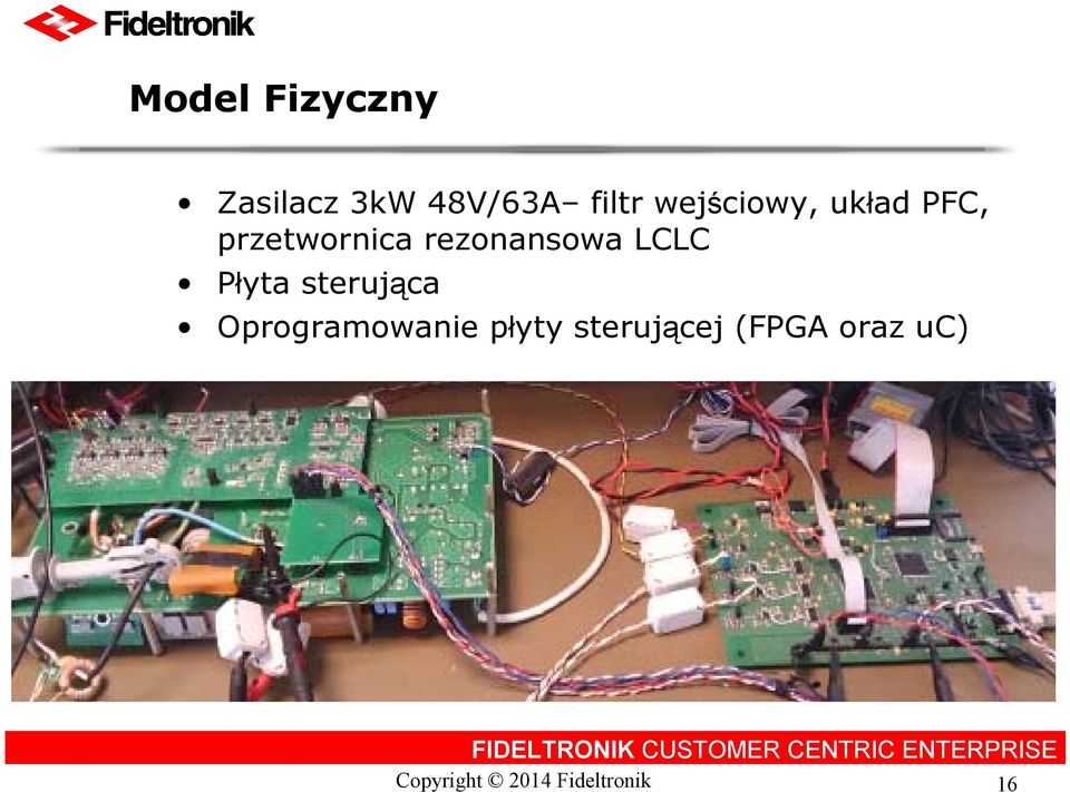 PFC, przetwornica rezonansowa LCLC Płyta