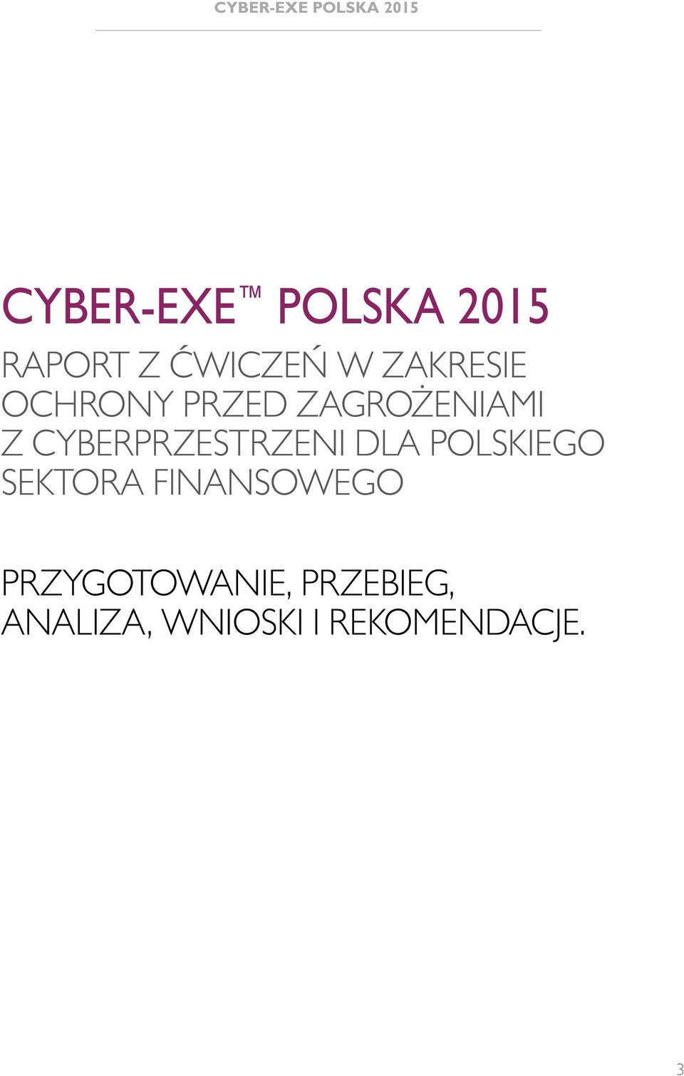 CYBERPRZESTRZENI DLA POLSKIEGO SEKTORA