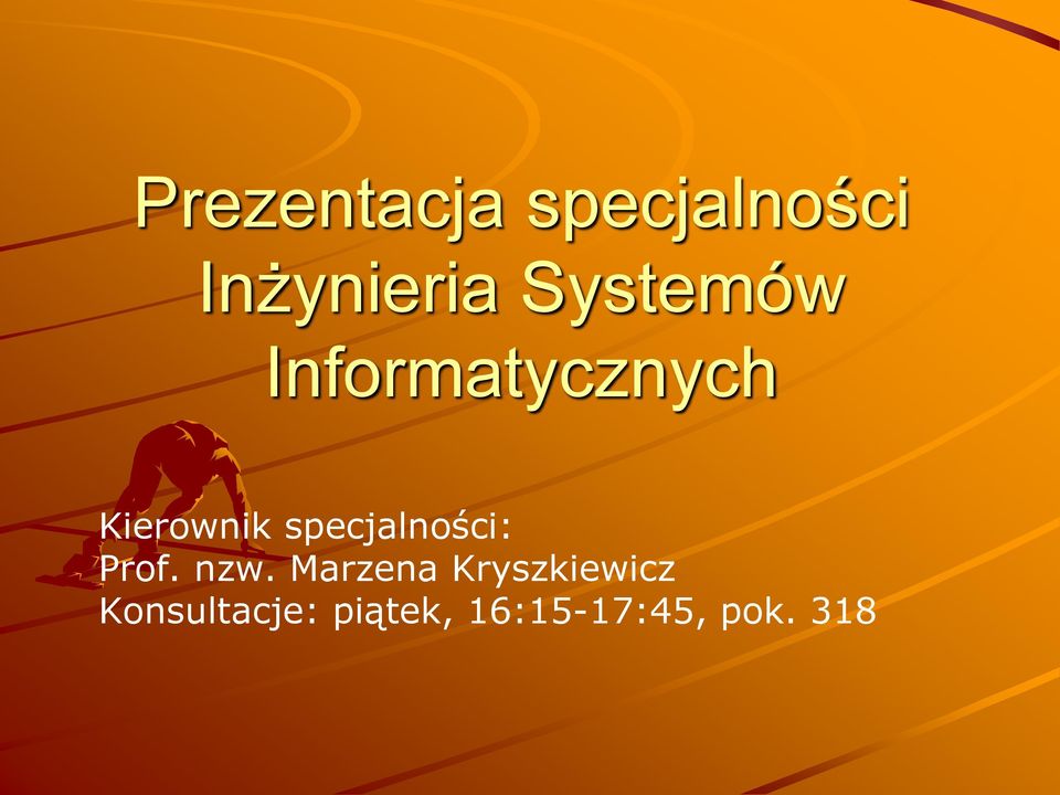 specjalności: Prof. nzw.