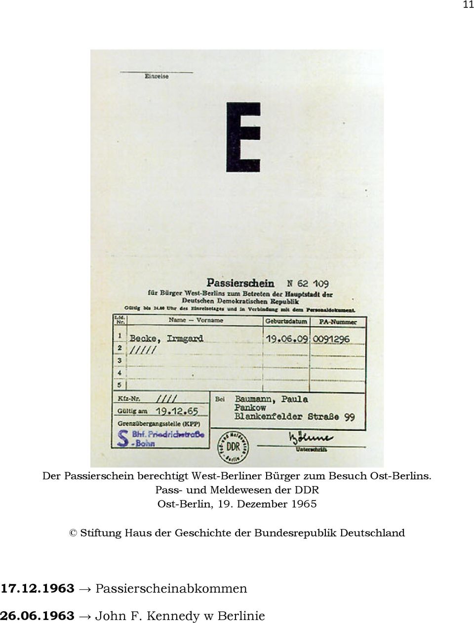 Dezember 1965 Stiftung Haus der Geschichte der Bundesrepublik