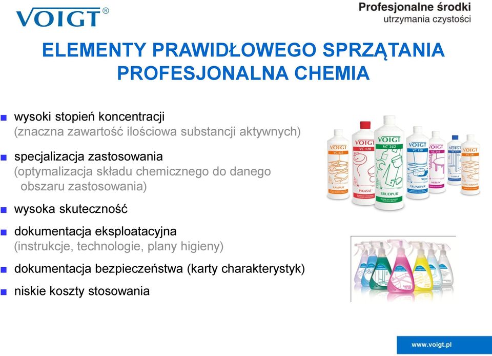 danego obszaru zastosowania) wysoka skuteczność dokumentacja eksploatacyjna (instrukcje, technologie,