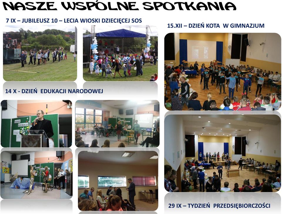 XII DZIEŃ KOTA W GIMNAZJUM 14 X - DZIEŃ