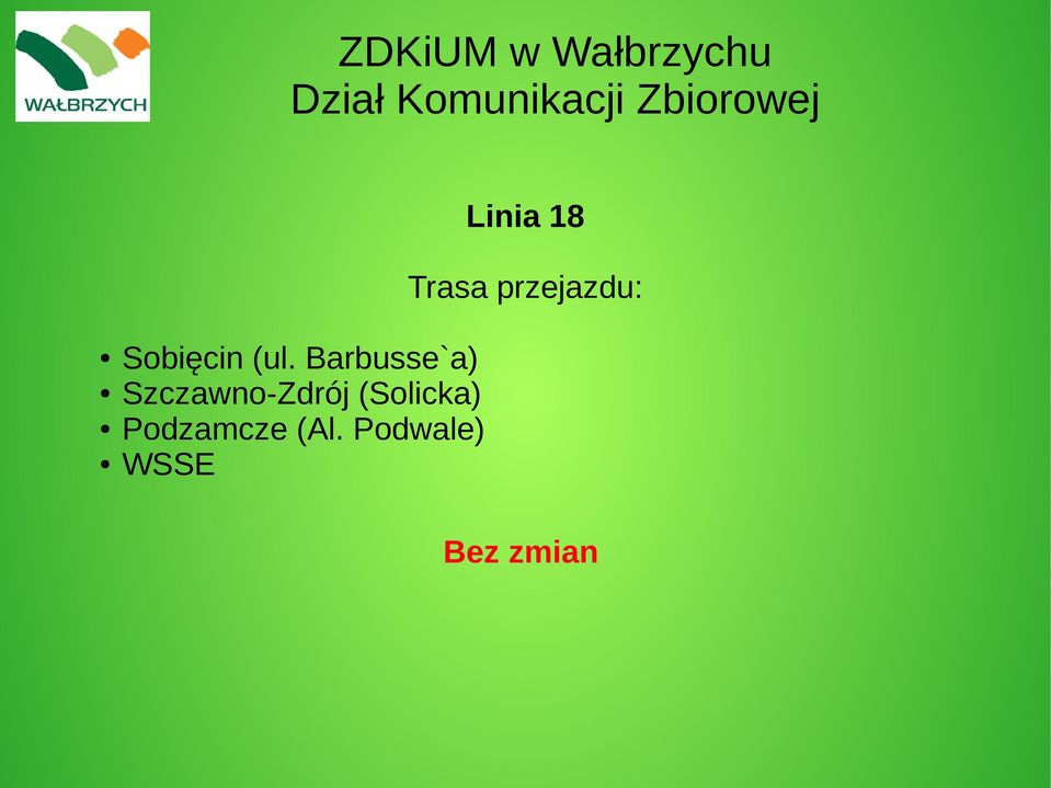 Barbusse`a) Szczawno-Zdrój