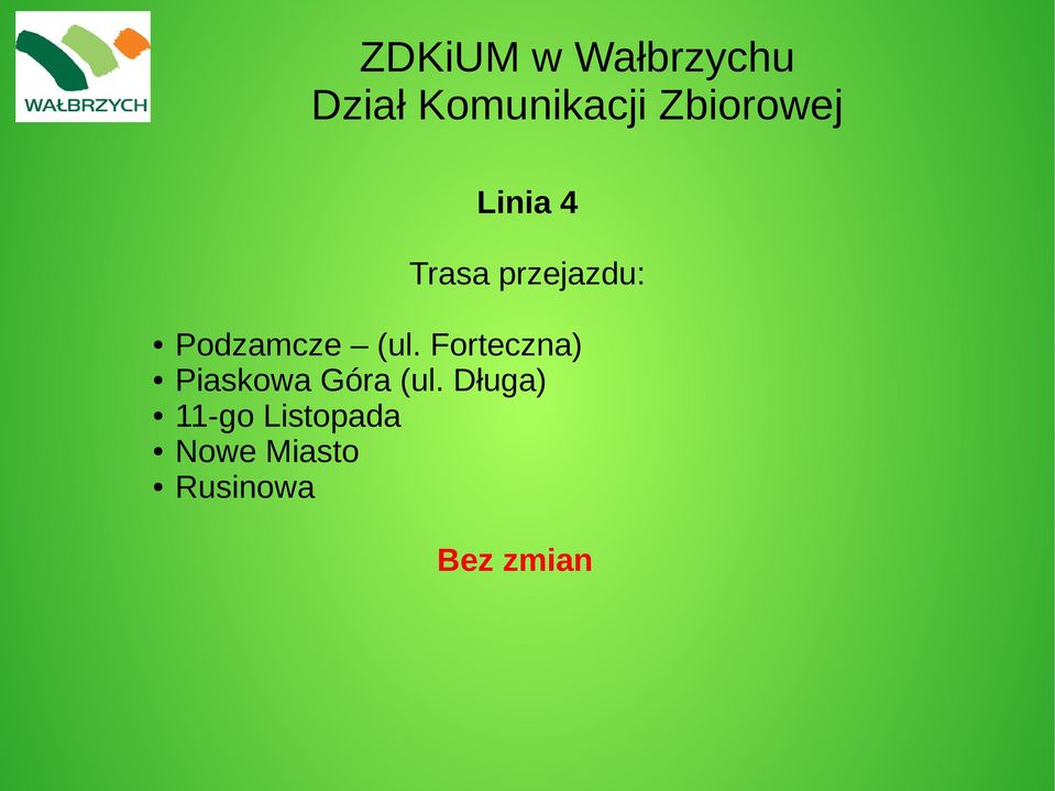 Forteczna) Piaskowa Góra (ul.