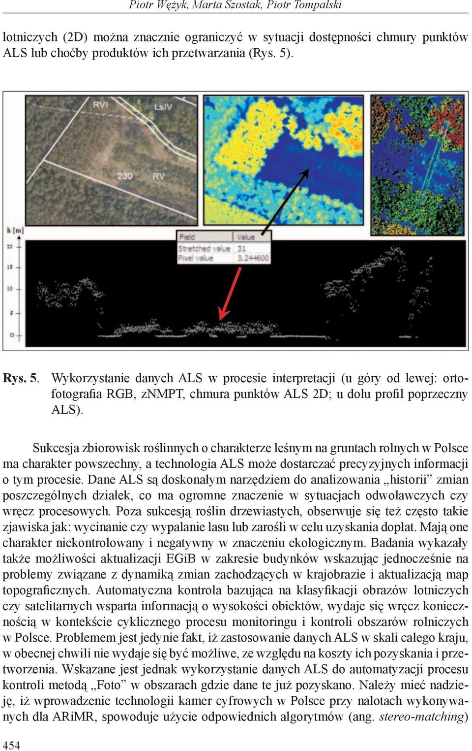 Sukcesja zbiorowisk roślinnych o charakterze leśnym na gruntach rolnych w Polsce ma charakter powszechny, a technologia ALS może dostarczać precyzyjnych informacji o tym procesie.