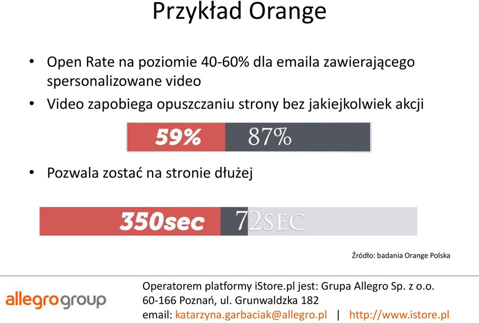 zapobiega opuszczaniu strony bez jakiejkolwiek akcji