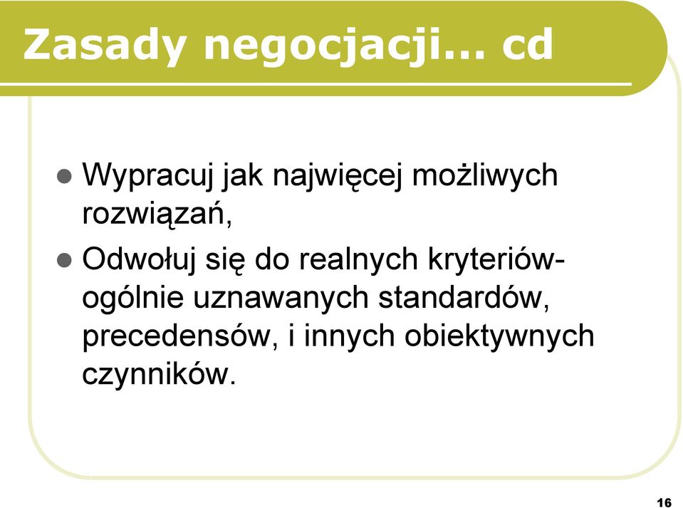 rozwiązań, Odwołuj się do realnych