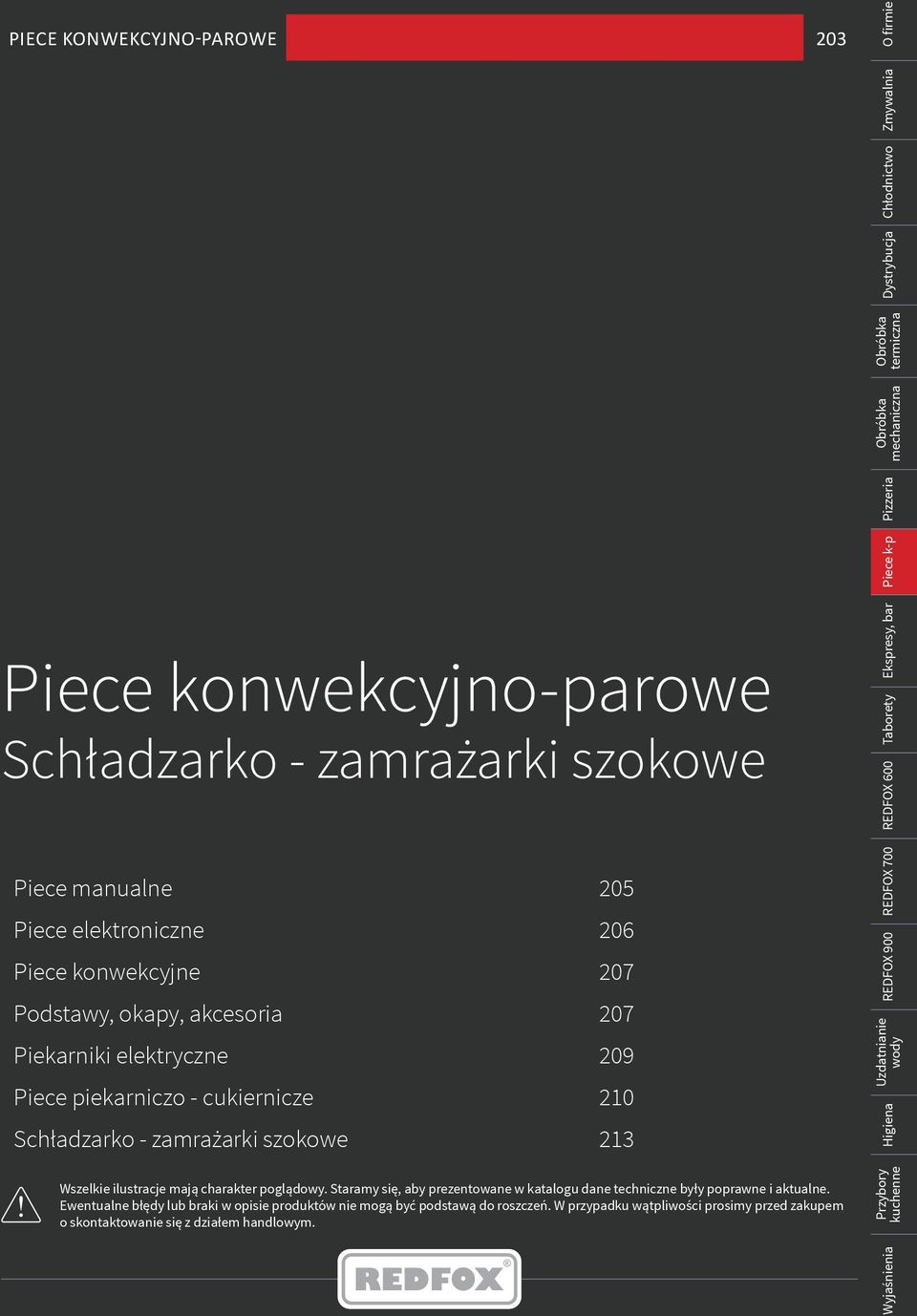 zamrażarki szokowe 213 Wszelkie ilustracje mają charakter poglądowy. Staramy się, aby prezentowane w katalogu dane techniczne były poprawne i aktualne.