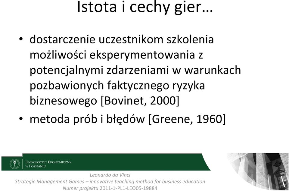 zdarzeniami w warunkach pozbawionych faktycznego