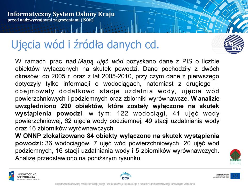 w ó d powierzchniowych i podziemnych oraz zbiorniki wyrównawcze.