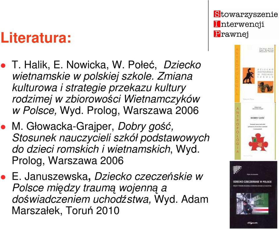 Prolog, Warszawa 2006 M.