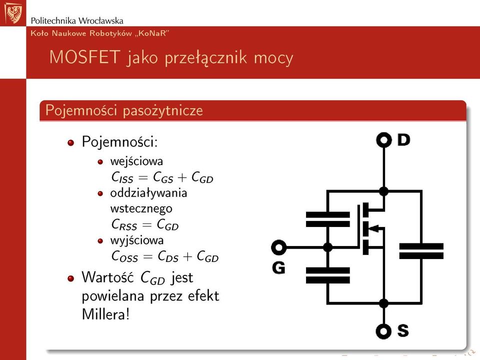 oddziaªywania wstecznego C RSS = C GD wyj±ciowa C