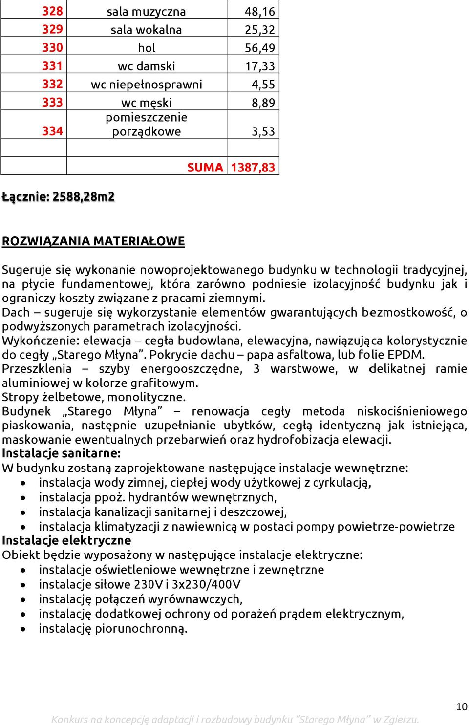 pracami ziemnymi. Dach sugeruje się wykorzystanie elementów gwarantujących bezmostkowość, o podwyższonych parametrach izolacyjności.