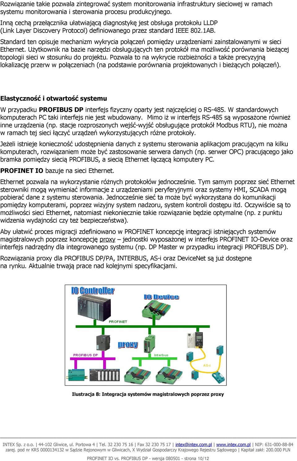 Standard ten opisuje mechanizm wykrycia połączeń pomiędzy urządzeniami zainstalowanymi w sieci Ethernet.