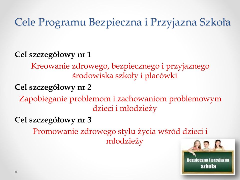 szczegółowy nr 2 Zapobieganie problemom i zachowaniom problemowym dzieci i