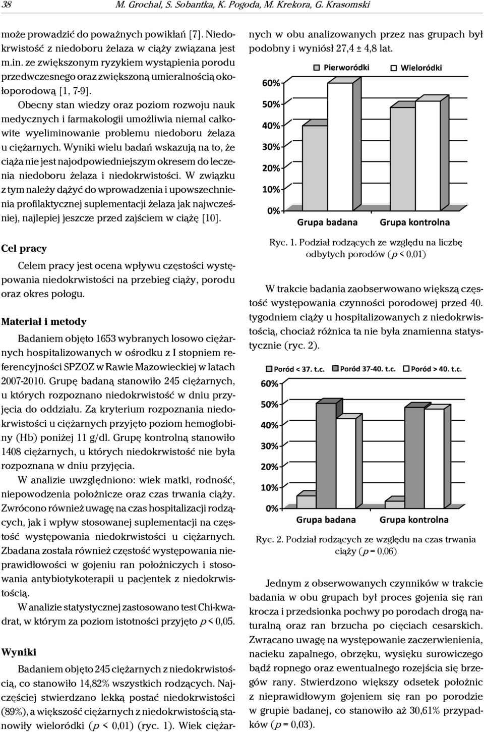 Obecny stan wiedzy oraz poziom rozwoju nauk medycznych i farmakologii umożliwia niemal całkowite wyeliminowanie problemu niedoboru żelaza u ciężarnych.