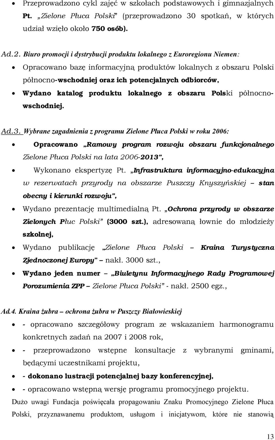 katalog produktu lokalnego z obszaru Polski północnowschodniej. Ad.3.