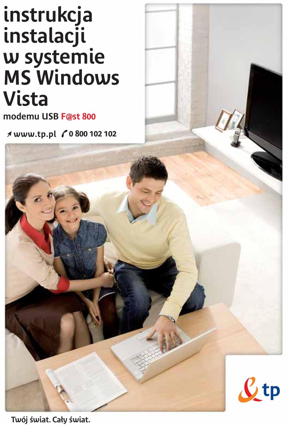 Vista modemu USB F@st