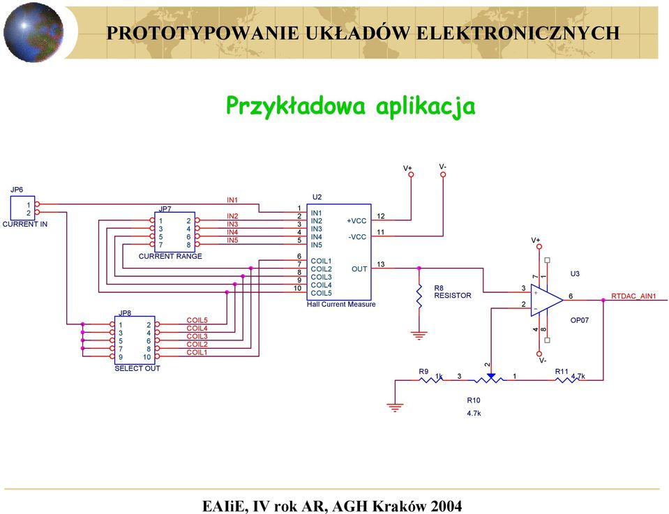 10 U2 IN1 IN2 IN3 IN4 IN5 COIL1 COIL2 COIL3 COIL4 COIL5 +VCC -VCC OUT Hall Current Measure