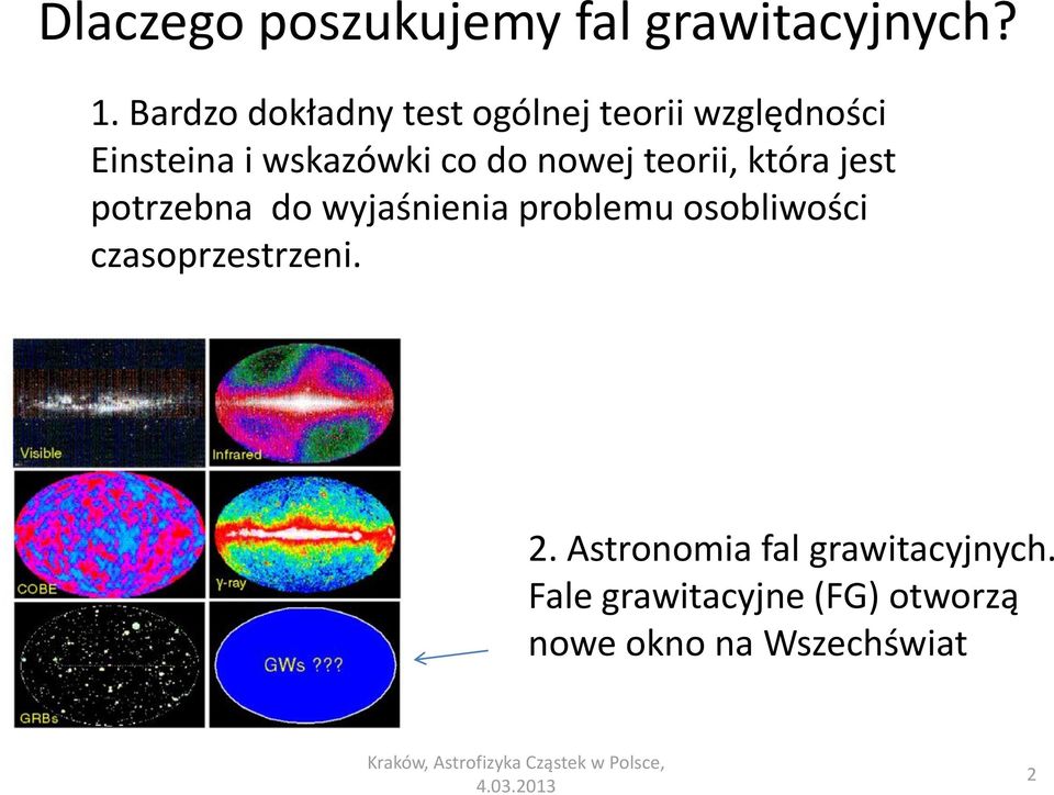 do nowej teorii, która jest potrzebna do wyjaśnienia problemu osobliwości