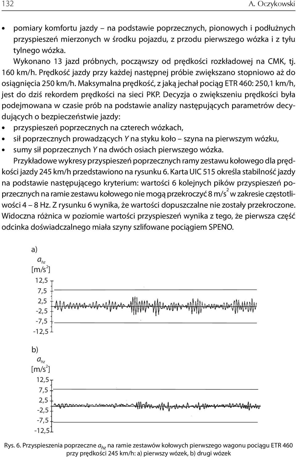 Maksymalna prędkość, z jaką jechał pociąg ETR 460: 250,1 km/h, jest do dziś rekordem prędkości na sieci PKP.