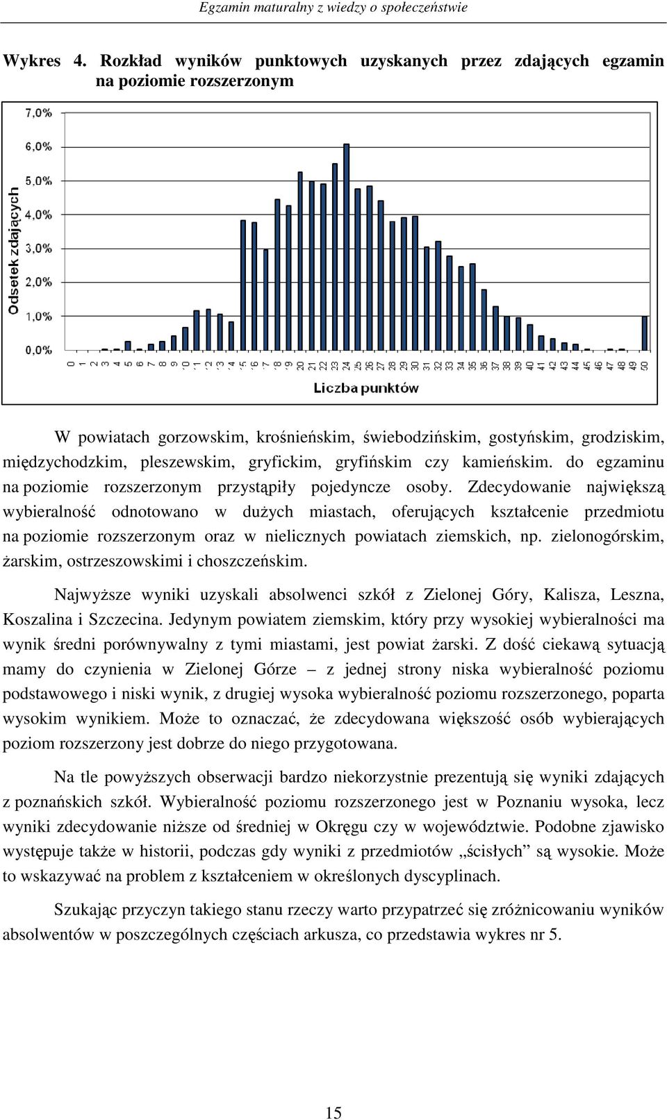 gryfickim, gryfińskim czy kamieńskim. do egzaminu na poziomie rozszerzonym przystąpiły pojedyncze osoby.