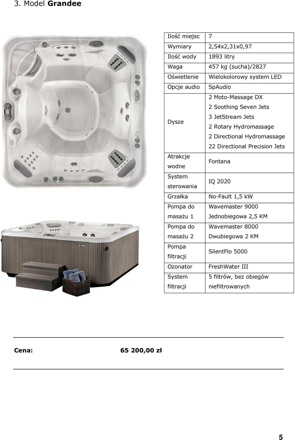 JetStream Jets 2 Rotary Hydromassage 2 Directional Hydromassage 22 Directional Precision Jets Fontana IQ 2020 No-Fault 1,5 kw Wavemaster