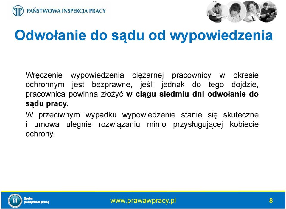 siedmiu dni odwołanie do sądu pracy.