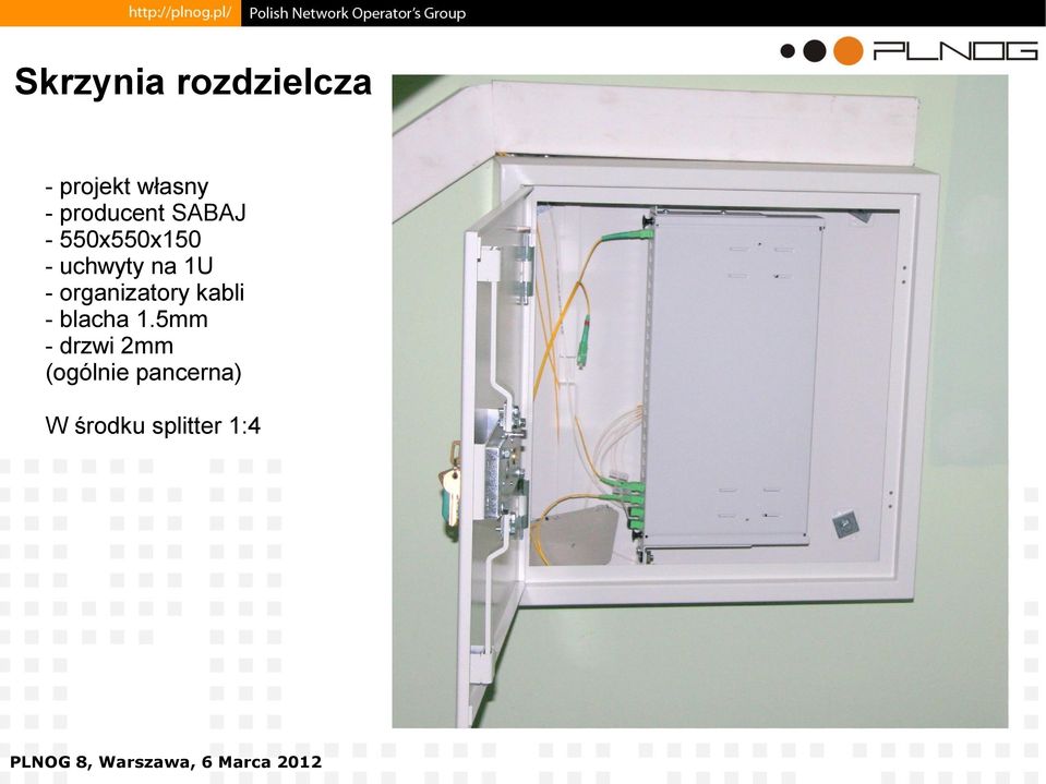 1U - organizatory kabli - blacha 1.