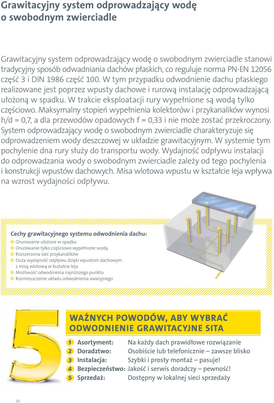 W trakcie eksploatacji rury wypełnione są wodą tylko częściowo.