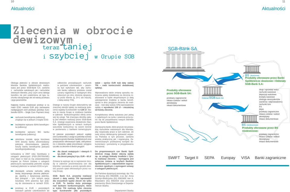 zarówno z rachunków walutowych jak i rachunków złotowych klientów, przy czym cena takiego transferu nie jest uzależniona od typu rachunku obciążanego ale od waluty przekazu i jego parametrów.