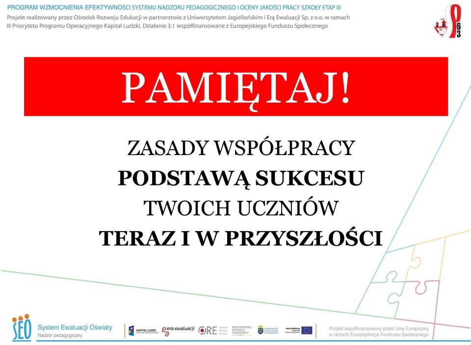 PODSTAWĄ SUKCESU