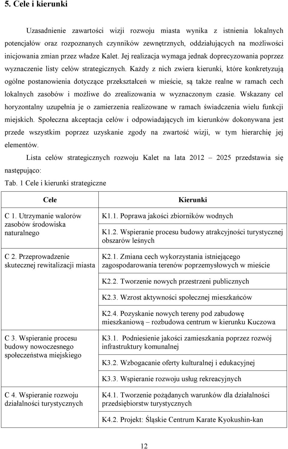 Każdy z nich zwiera kierunki, które konkretyzują ogólne postanowienia dotyczące przekształceń w mieście, są także realne w ramach cech lokalnych zasobów i możliwe do zrealizowania w wyznaczonym