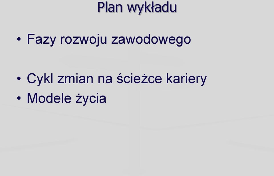 Cykl zmian na