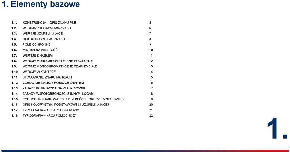 12. CZEGO NIE NALEŻY ROBIĆ ZE ZNAKIEM 16 1.13. ZASADY KOMPOZYCJI NA PŁASZCZYŹNIE 17 1.14. ZASADY WSPÓŁOBECNOŚCI Z INNYMI LOGAMI 18 1.15.