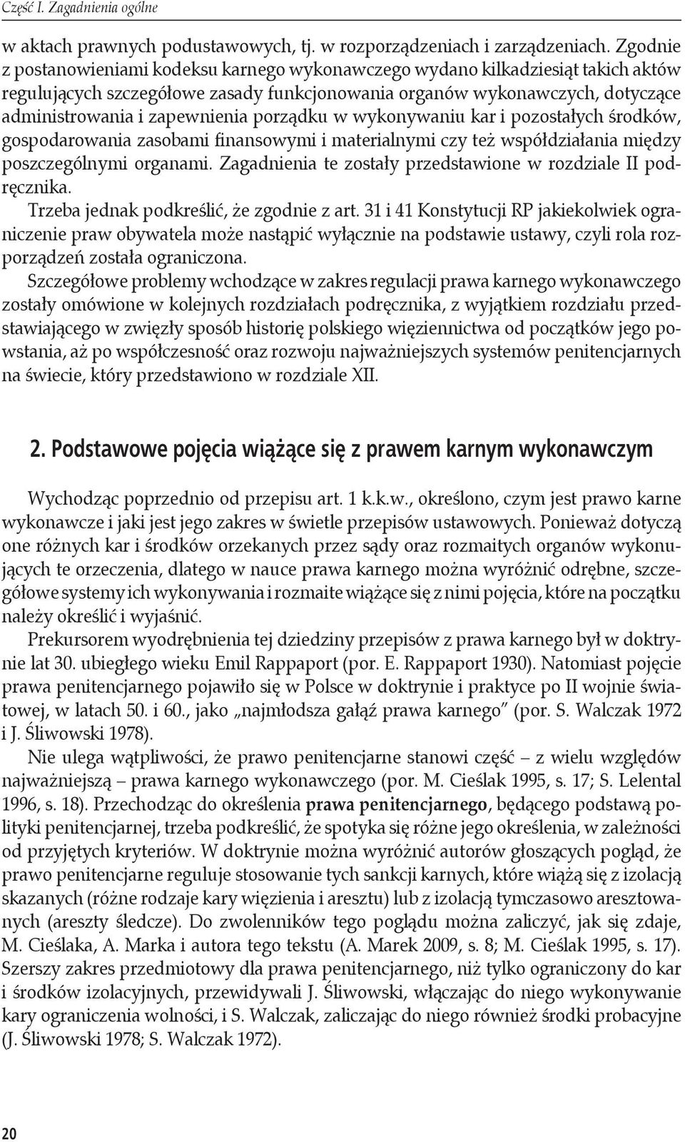 porządku w wykonywaniu kar i pozostałych środków, gospodarowania zasobami finansowymi i materialnymi czy też współdziałania między poszczególnymi organami.