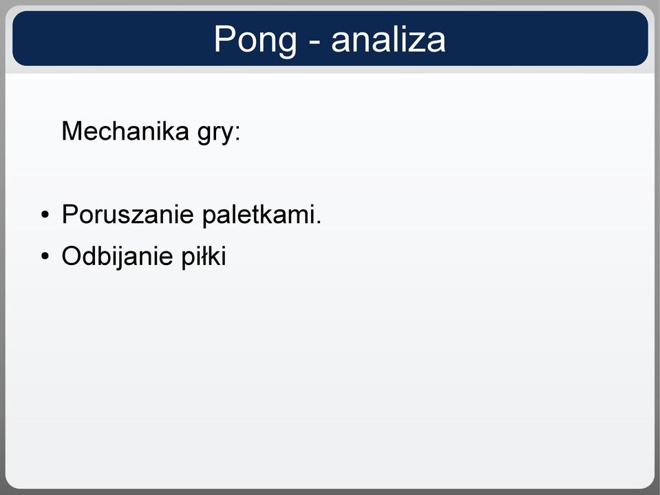 Poruszanie