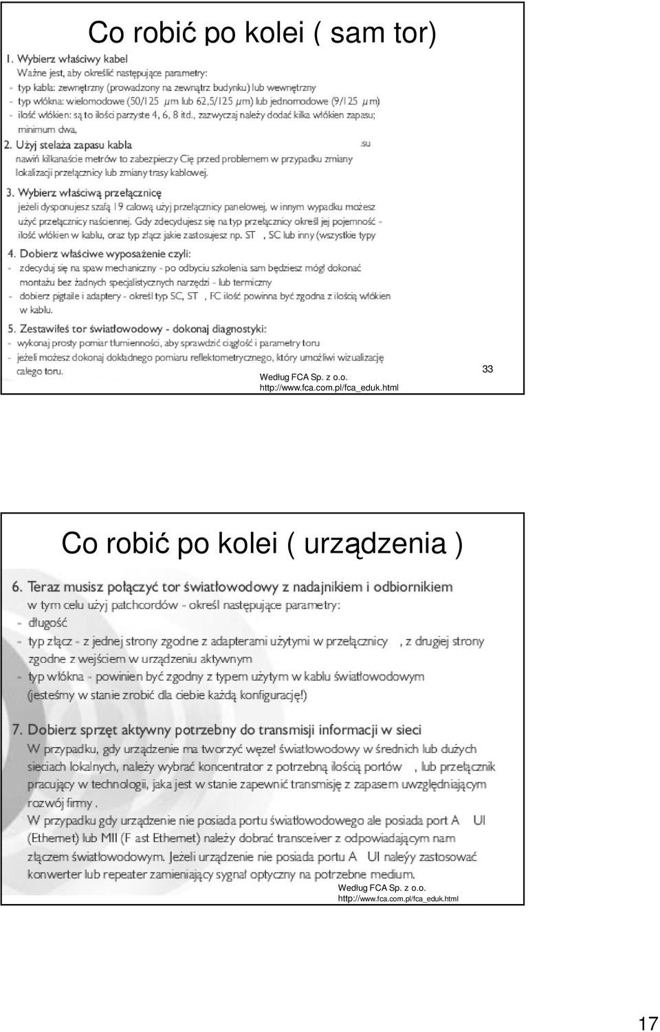 html 33 Co robić po kolei ( urządzenia )