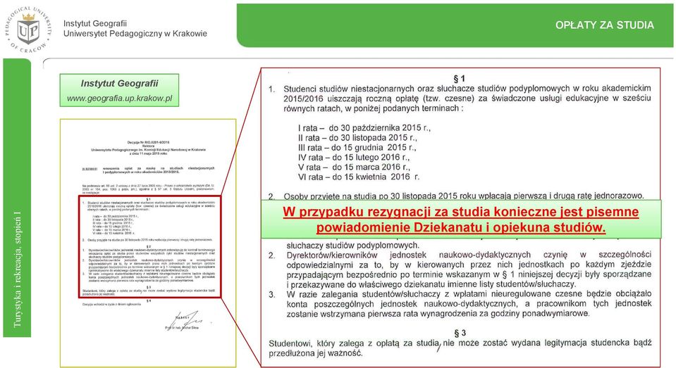 pl W przypadku rezygnacji za studia