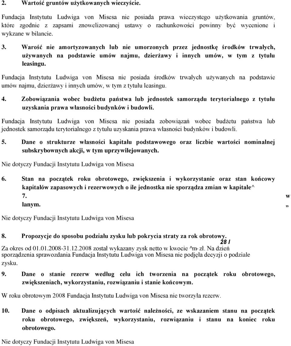 Warość nie amortyzowanych lub nie umorzonych przez jednostkę środków trwałych, używanych na podstawie umów najmu, dzierżawy i innych umów, w tym z tytułu leasingu.