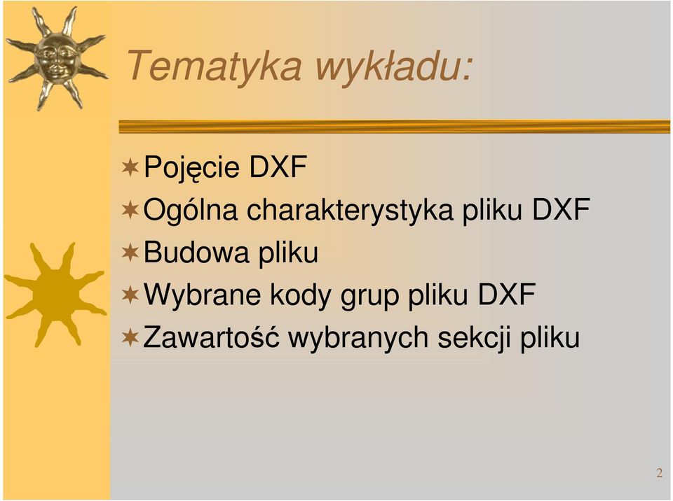 Budowa pliku Wybrane kody grup