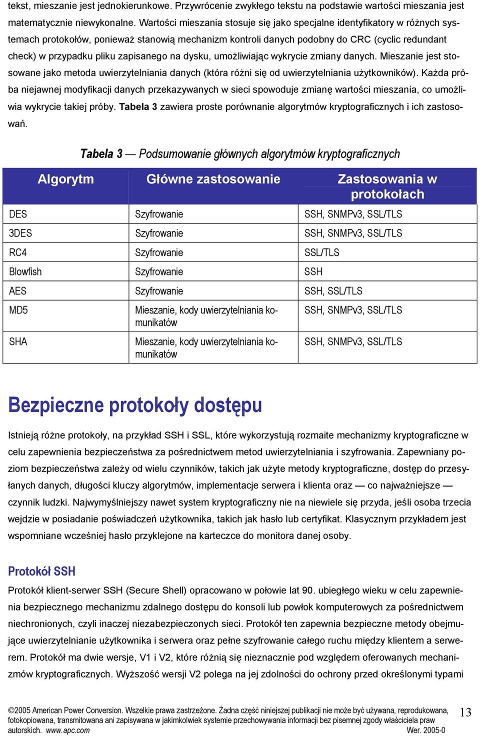 zapisanego na dysku, umożliwiając wykrycie zmiany danych. Mieszanie jest stosowane jako metoda uwierzytelniania danych (która różni się od uwierzytelniania użytkowników).