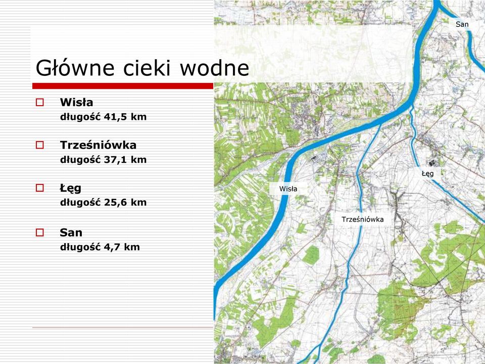 długość 37,1 km Łęg długość 25,6