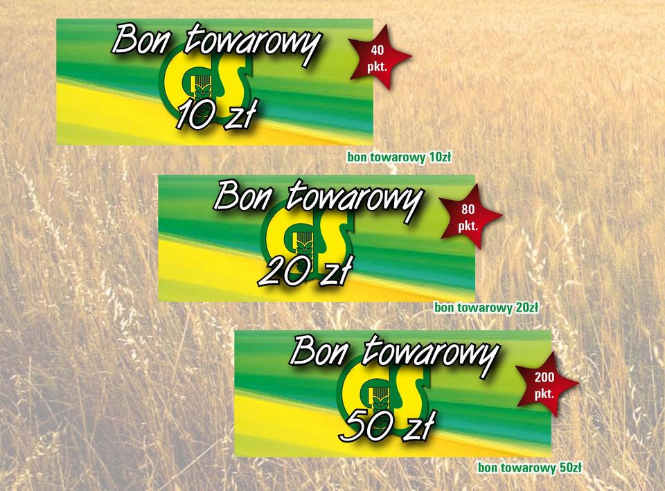 20 zł bon towarowy 20zł Bon