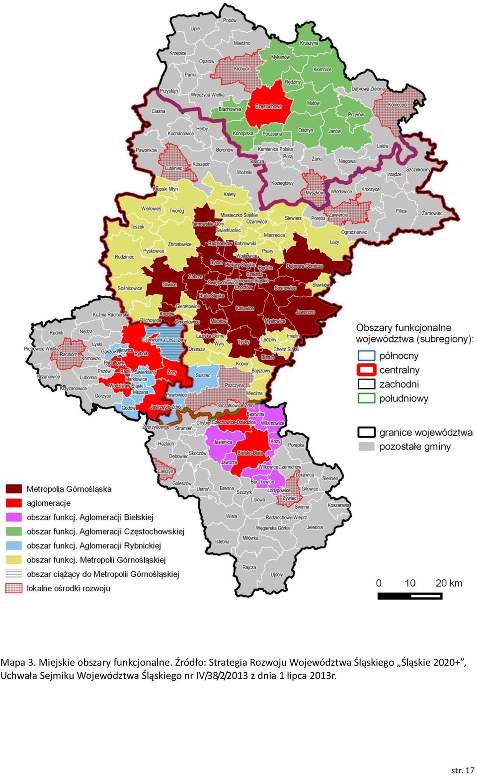 Śląskiego Śląskie 2020+, Uchwała Sejmiku