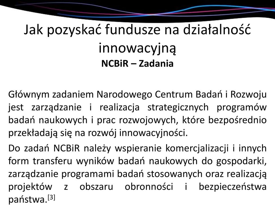 rozwój innowacyjności.