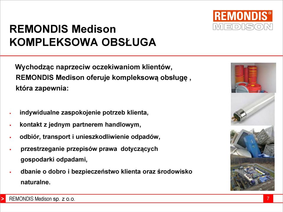 jednym partnerem handlowym, odbiór, transport i unieszkodliwienie odpadów, przestrzeganie przepisów