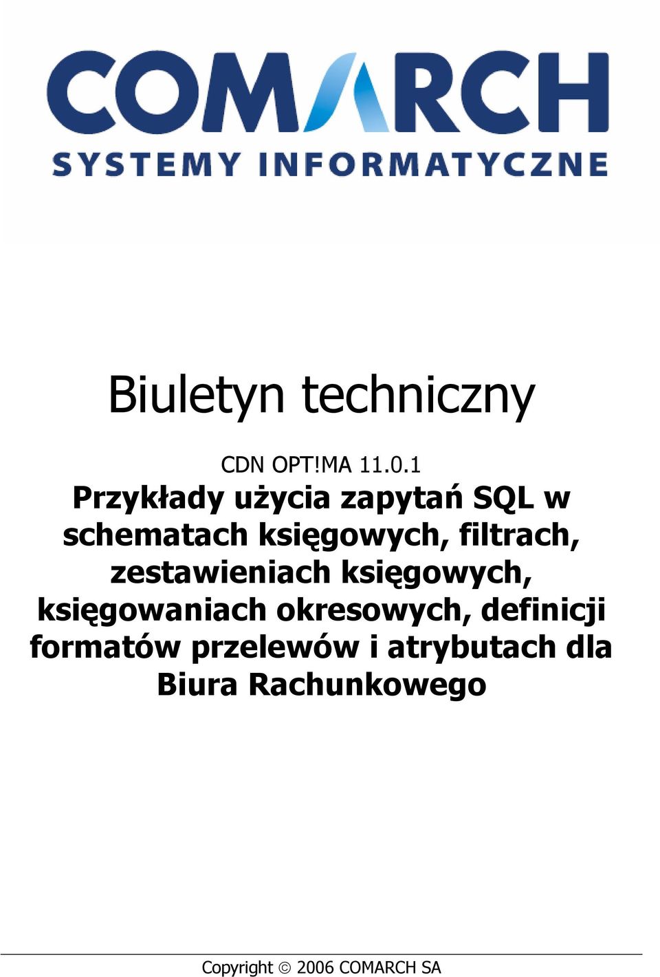 filtrach, zestawieniach księgowych, księgowaniach