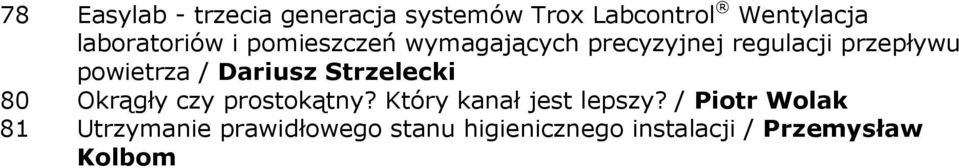 powietrza / Dariusz Strzelecki 80 Okrągły czy prostokątny?