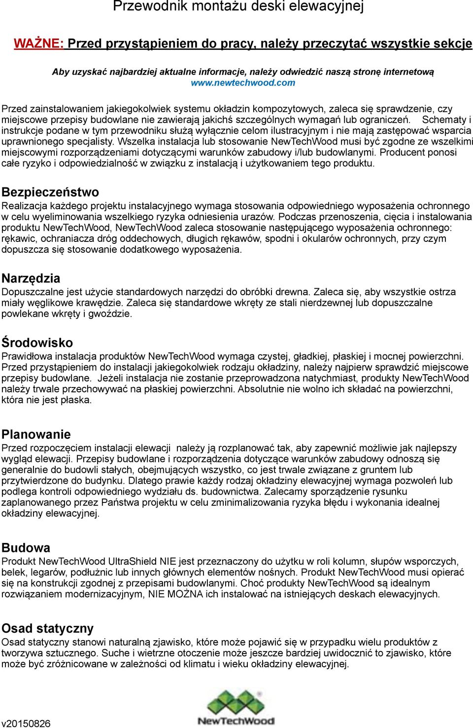 Schematy i instrukcje podane w tym przewodniku służą wyłącznie celom ilustracyjnym i nie mają zastępować wsparcia uprawnionego specjalisty.